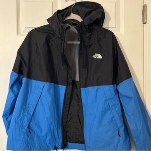 The North Face Antora Rain Jacket Women's Large Blue Full Zip Hooded